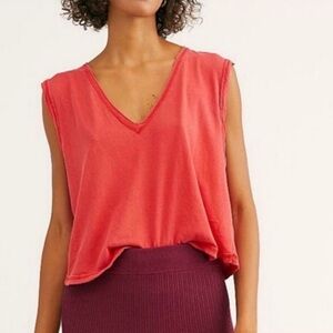 Free People Dreamy Tank in Ignition NWT